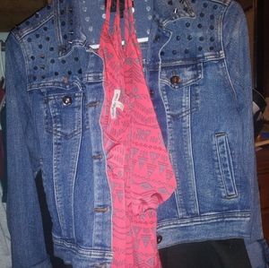 Dress and jean jacket